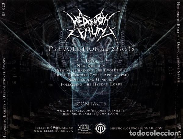 CDs de m&uacute;sica: Hedonistic Exility &lrm;&ndash; Deevolutional Stasis DEATH METAL - Foto 2
