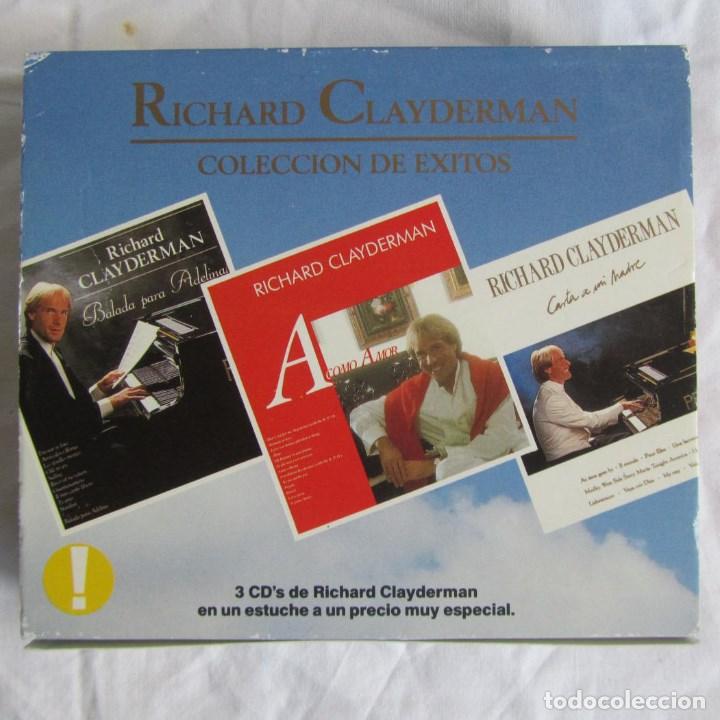 CDs de m&uacute;sica: Richard Clayderman Colecci&oacute;n de &Eacute;xitos 3 CDs - Foto 1