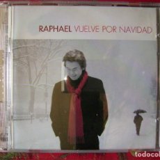 CDs de Música: RAPHAEL.VUELVE POR NAVIDAD...CD +`DVD...DIFICIL. Lote 91824830