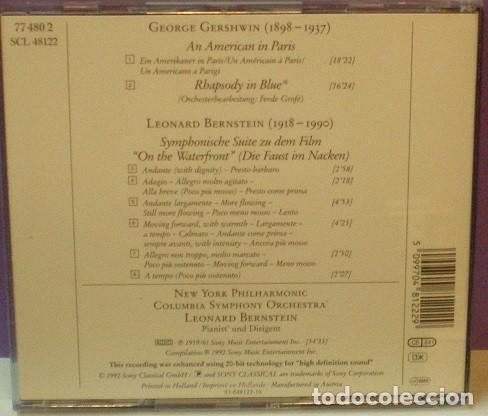 CDs de m&uacute;sica: Edition Leonard Bernstein - George Gershwin - CD - Foto 2
