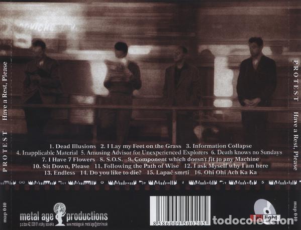 CDs de m&uacute;sica: Protest -Have A Rest, Please -DEATH METAL GRIND CORE - Foto 2