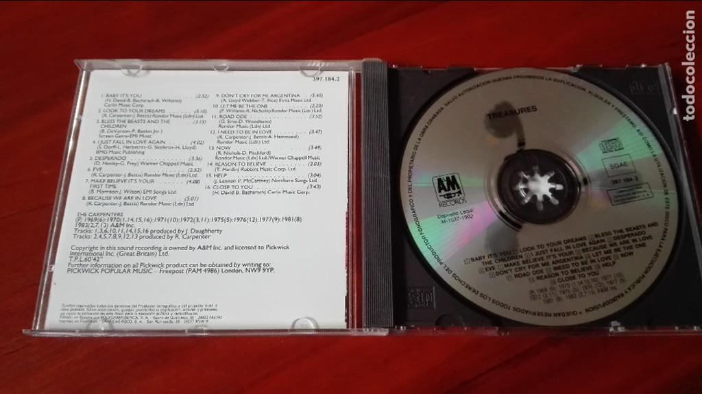 CDs de m&uacute;sica: The carpenters treaaures - Foto 3