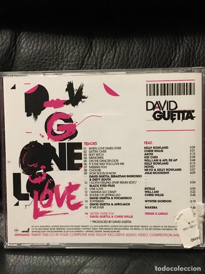 CDs de m&uacute;sica: DAVID GETTA / ONE LOVE CD - Foto 2