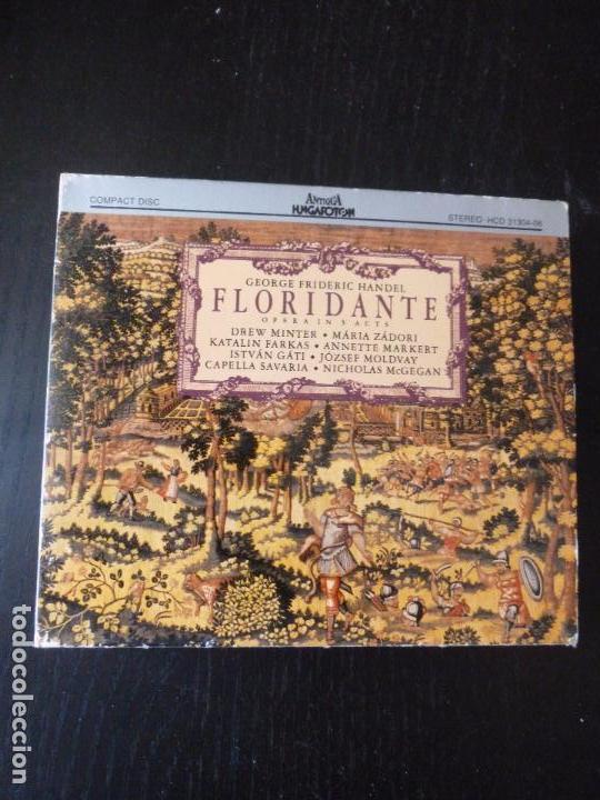 Musik-CDs: FLORINDANTE HANDEL OPERA 3 ACTS DREW MINTER MARIA ZADORI. HUNGAROTON 1991 3CD