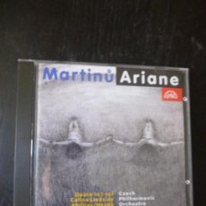 CDs de Música: MARTINU ARIANE OPERA 1 ACT CZECH PHILARMONIC SUPRAPHON 2000 1CD