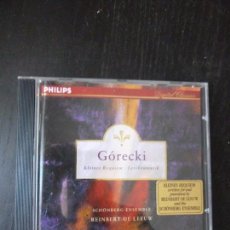 CDs de Música: GORECKI HENRYK MIKOLAJ PHILIPS 1995