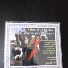 CDs de Música: IL FILOSOFO DI CAMPAGNA BALDASSSARRE GALUPPI BONGIOVANI 2CD 2001