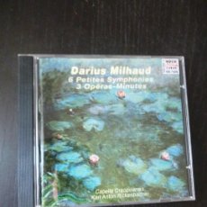 CDs de Música: DARIUS MILHAUD. CAPELLA CRACOVIENSIS KOCH 2000 