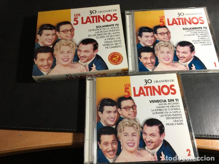 CDs de m&uacute;sica: LOS CINCO LATINOS (30 GRANDES EXITOS ) 2 CD (CDI8) - Foto 1