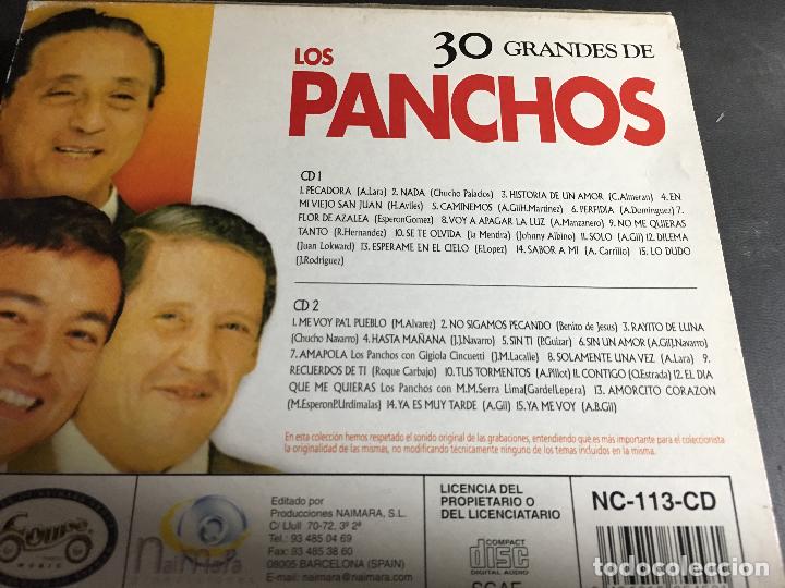 CDs de m&uacute;sica: LOS PANCHOS (30 GRANDES EXITOS ) 2 CD (CDI8) - Foto 2