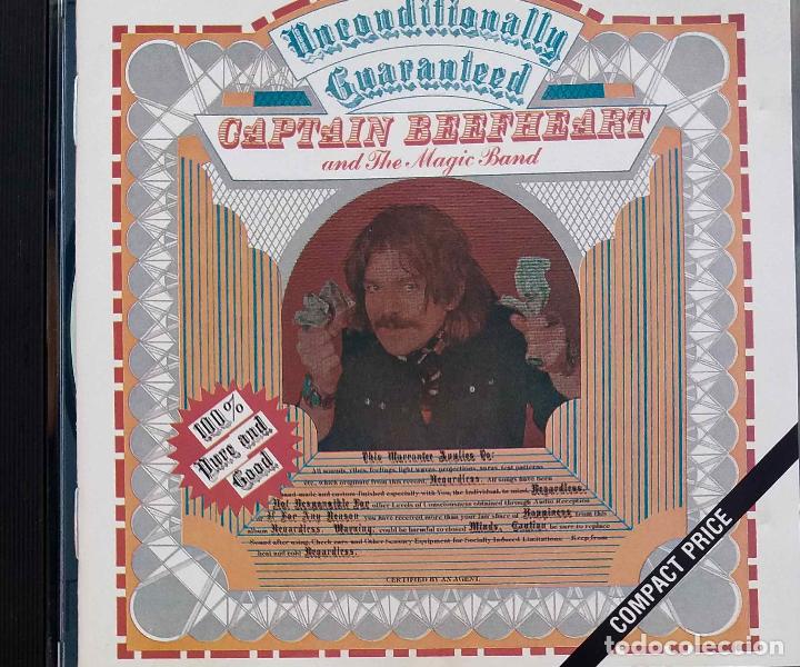 CDs de m&uacute;sica: CAPTAIN BEEFHEART, UNCONDITIONALLY GUARANTEED. CD - Foto 1