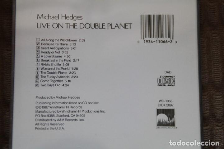CDs de m&uacute;sica: MICHAEL HEDGES. LIVE ON THE DOUBLE PLANET. 1987 CD - Foto 2