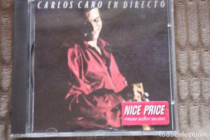 CDs de m&uacute;sica: CARLOS CANO. EN DIRECTO. 1990 CD - Foto 1