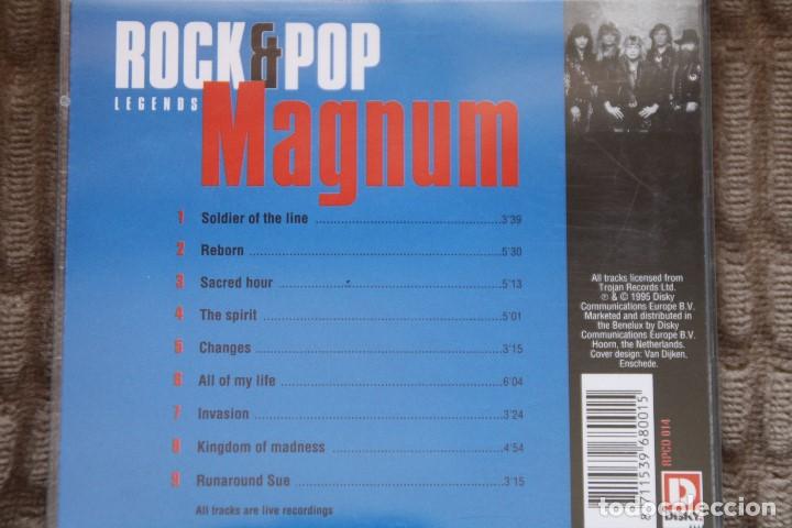 CDs de m&uacute;sica: MAGNUM. LEGENDS. 1995 CD - Foto 2