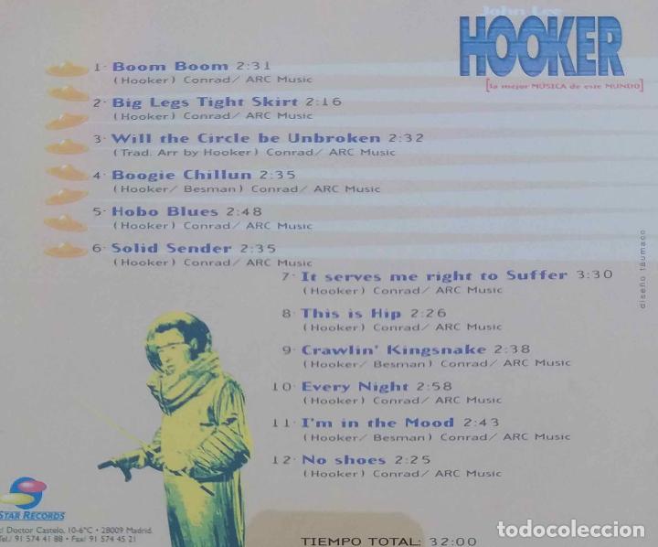 CDs de m&uacute;sica: JOHN LEE HOOKER, 17 GRANDES &Eacute;XITOS EN VERSI&Oacute;N ORIGINAL. CD - Foto 2