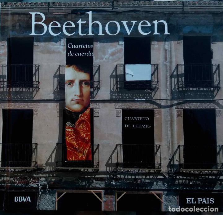 CDs de m&uacute;sica: BEETHOVEN, CUARTETOS DE CUERDA. CUARTETO DE LEIPZIG. CD + LIBRO EL PA&Iacute;S - Foto 1