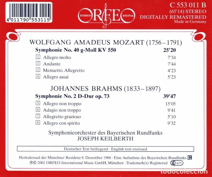 CDs de m&uacute;sica: Mozart / Brahms - Keilberth - CD - Foto 2