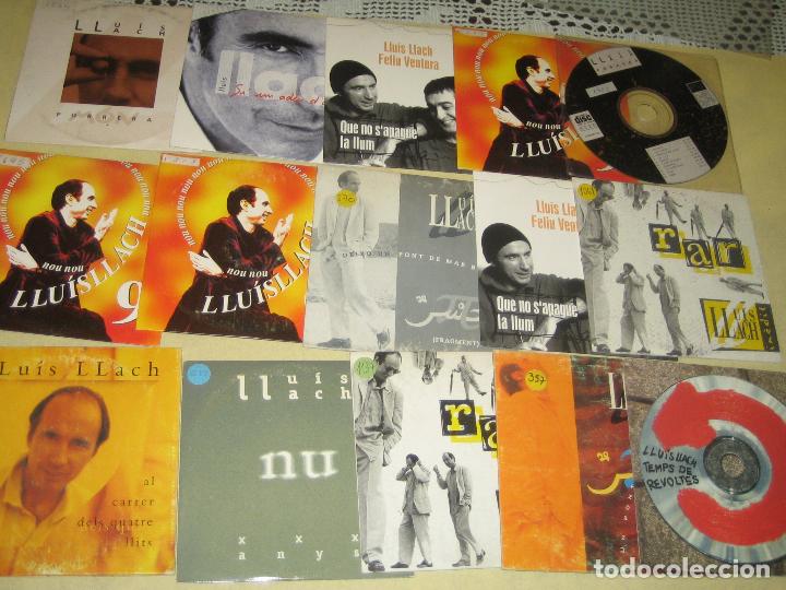CDs de m&uacute;sica: LLUIS LACH - LOTE DE 15 CDS SINGLES - Foto 1