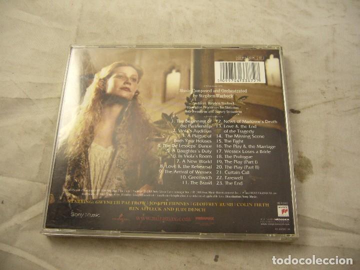 CDs de m&uacute;sica: SHAKESPEARE IN LOVE / STEPHEN WARBECK CD BSO - Foto 4
