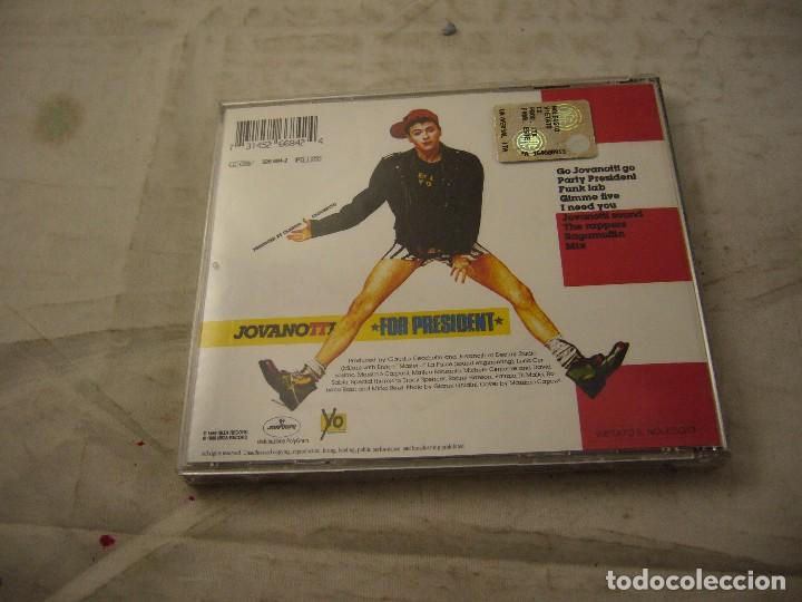 CDs de m&uacute;sica: JOVANOTTI - FOR PRESIDENT - Foto 3