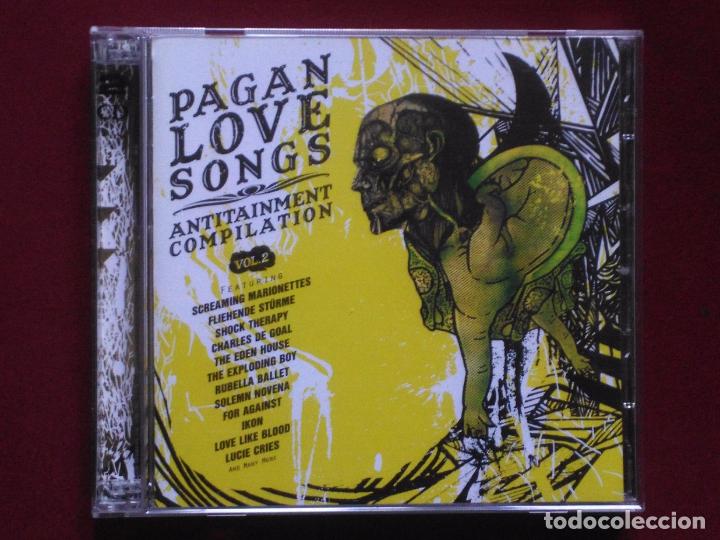 Music CDs: Varios-Pagan Love Songs-Vol. 2 (2 x cd. Alice In...2009) Punk,New Wave,Goth,Indie,Post-Punk...