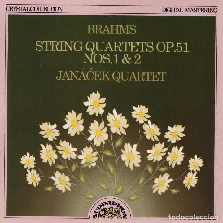 CDs de m&uacute;sica: Brahms - String Quartet 1 & 2 - Janacek Quartet - Foto 1