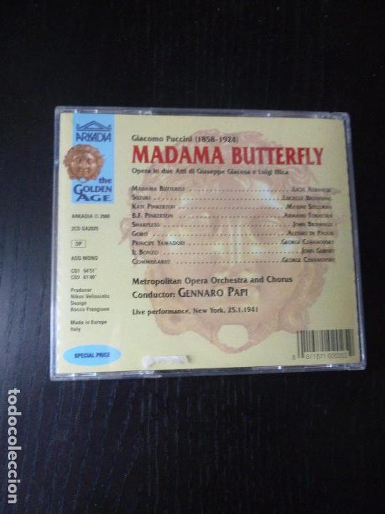 CDs de m&uacute;sica: PUCCINI. MADAMA BUTTERFLY. ARKADIA  2000  2CD - Foto 2