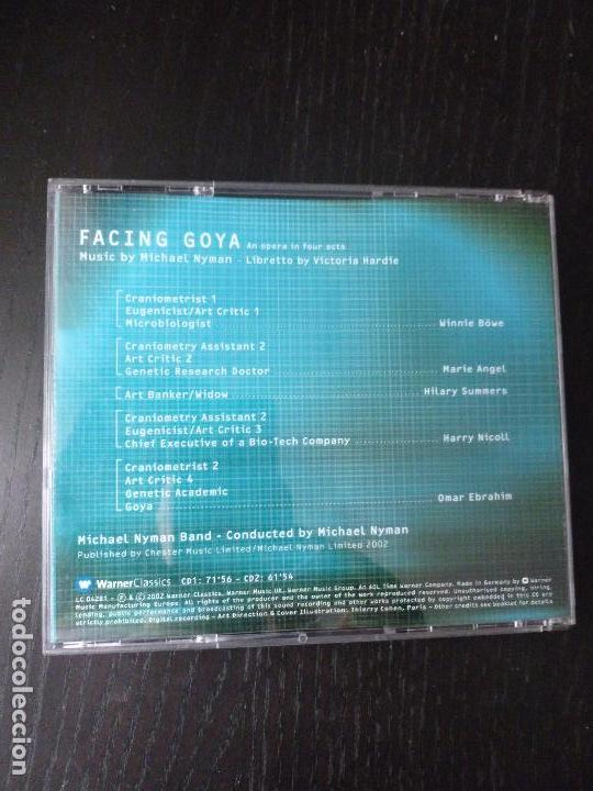 CDs de m&uacute;sica: FACING GOYA MICHAEL NYMAN. WARNER 2CD2002 - Foto 2