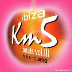 CDs de Música: DOBLE CD ALBUM: DJ SIN PLOMO - IBIZA KM5 BEATS VOL.III - 28 TRACKS - VIRGIN 2000