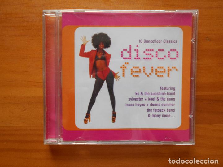 CDs de m&uacute;sica: CD DISCO FEVER - 16 DANCEFLOOR CLASSICS (6G) - Foto 1