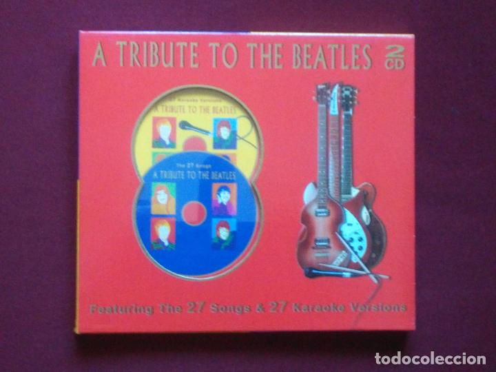 Music CDs: Varios-Tribute to the Beatles/27 Songs & 27 Karaoke Versions (2 x cd) raro.dificil de encontrar