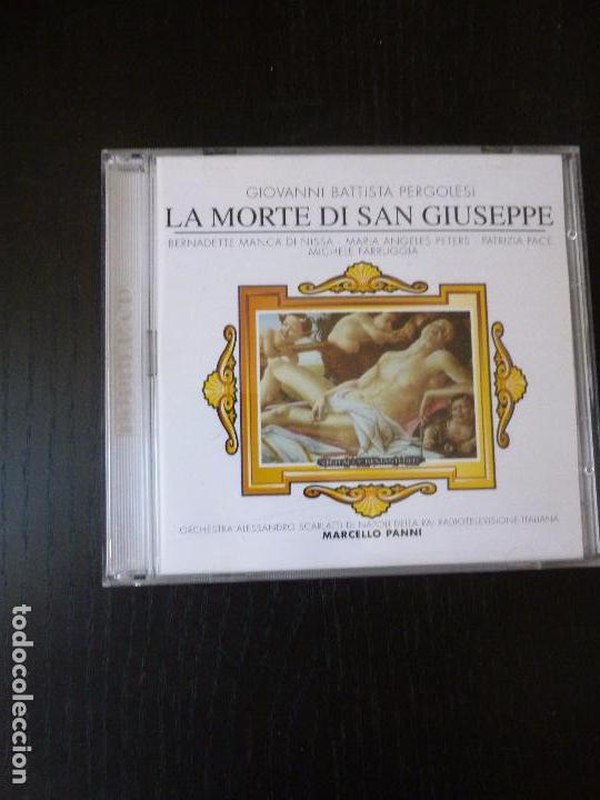 CD de M&uacute;sica: LA MORTE DI SAN GIUSEPPE BATTISTA PERGOLESI  HOMMAGE 1990 2CD