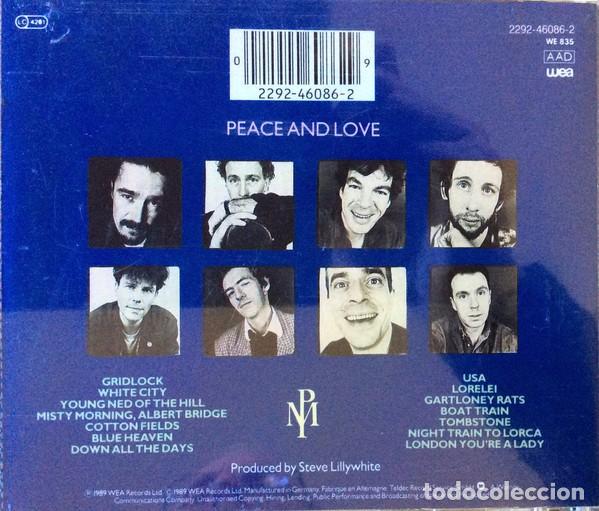 CDs de m&uacute;sica: Pogues - Peace and Love - CD - Foto 2