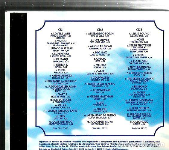 CDs de m&uacute;sica: TRIPLE CD CAFE DEL MAR  25 ANNIVERSARY ( 45 TEMAS ) - Foto 2