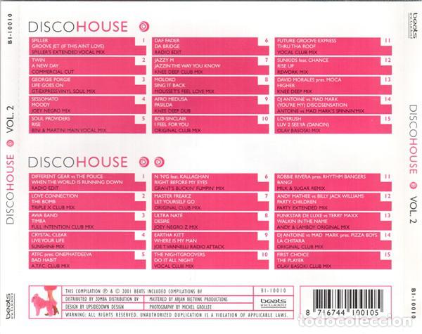 CDs de m&uacute;sica: Discohouse Vol. 2 - Foto 2