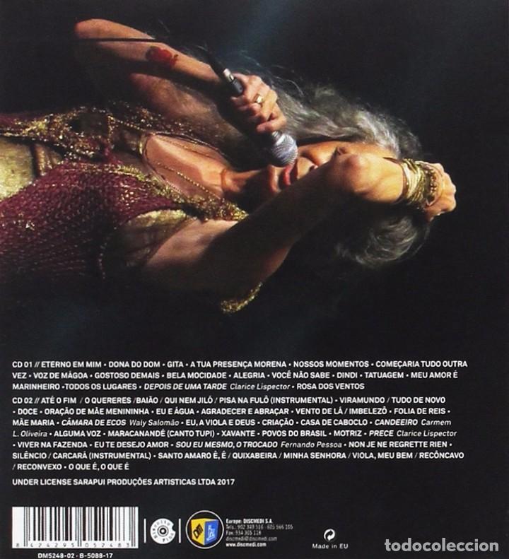 CDs de m&uacute;sica: Maria Bethania - Abra&ccedil;ar e Agradecer - 2xCD - Foto 2