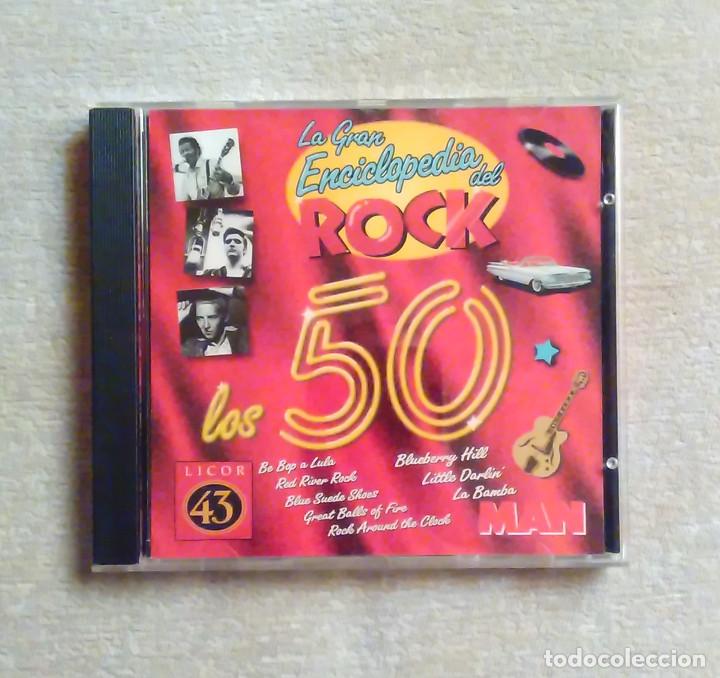CDs de m&uacute;sica: CD - LA GRAN ENCICLOPEDIA DEL ROCK - LOS 50 - PROMOCIONAL LICOR 43 - Grupo Zeta SA 1997. A ESTRENAR