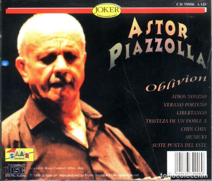 CDs de m&uacute;sica: ASTOR PIAZZOLLA-OBLIVION CD NUEVO - Foto 2