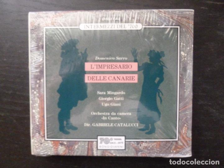 CDs de Musique: L'IMPRESARIO DELLE CANARIE. DOMENICO SARRO. CATALUCCI. BONGIOVANNI 1992  &iexcl;nuevo!