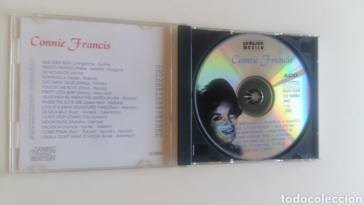 CDs de m&uacute;sica: (Sevilla) CD - CONNIE FRANCIS - Foto 2