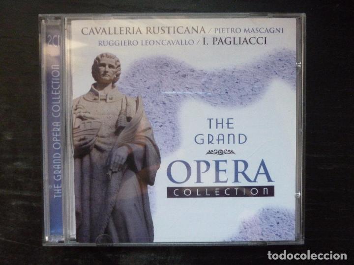 CD di Musica: THE GRAND OPERA COLECTION. CAVALLAERIA RUSTICANA Y RUGGIERO LEONCAVALLO. 2CD