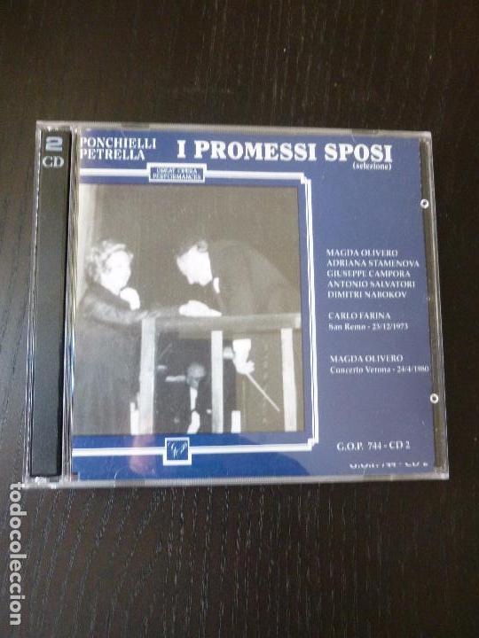 CD di Musica: I PROMESSI SPOSI. PONCHIELLI PETRELLA CREAT OPERA. 1992 LIMITED EDITION
