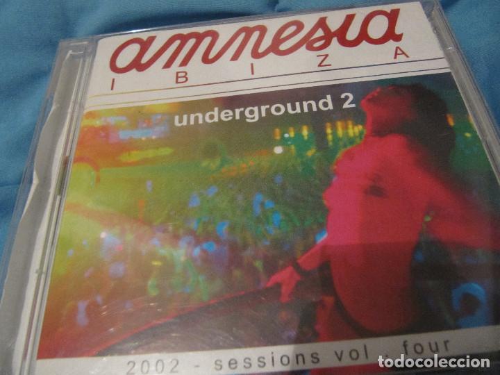 CDs de m&uacute;sica: AMNESIA IBIZA UNDERGROUND 2 SESSIONS VOL FOUR-2CDS - Foto 1