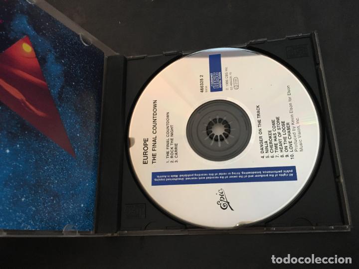 CDs de m&uacute;sica: EUROPE (THE FINAL COUNTDOWN) CD  1986 AUSTRIA (CDI8) - Foto 2