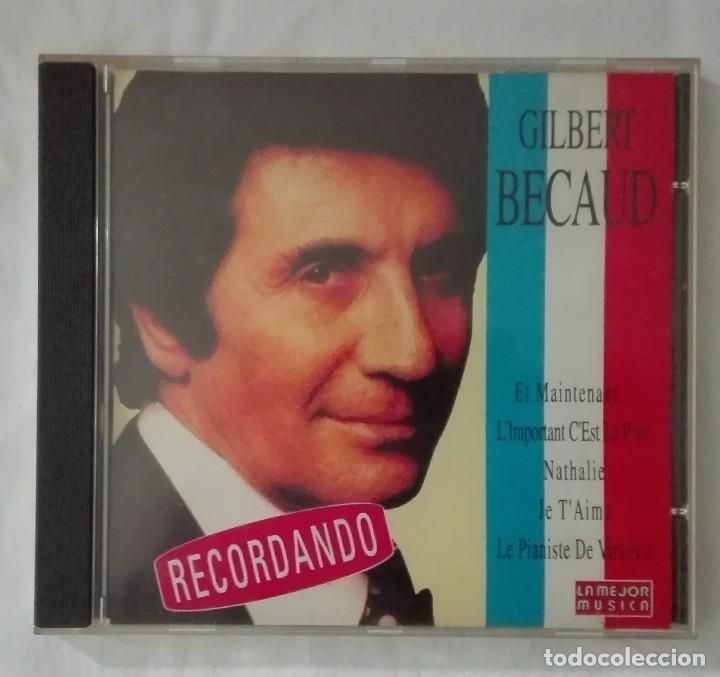 CDs de m&uacute;sica: GILBERT BECAUD.RECORDANDO - Foto 1