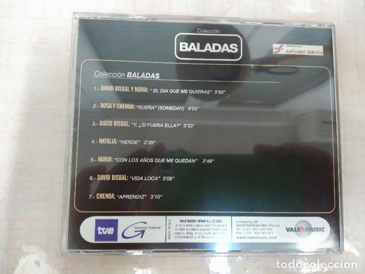 CDs de m&uacute;sica: Operaci&oacute;n Triunfo. Grandes Baladas - Foto 2