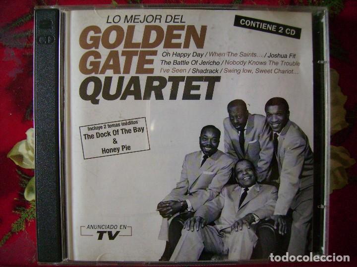 CDs de m&uacute;sica: GOLDEN GATE QUARTET...LO MEJOR...DOBLE CD - Foto 1