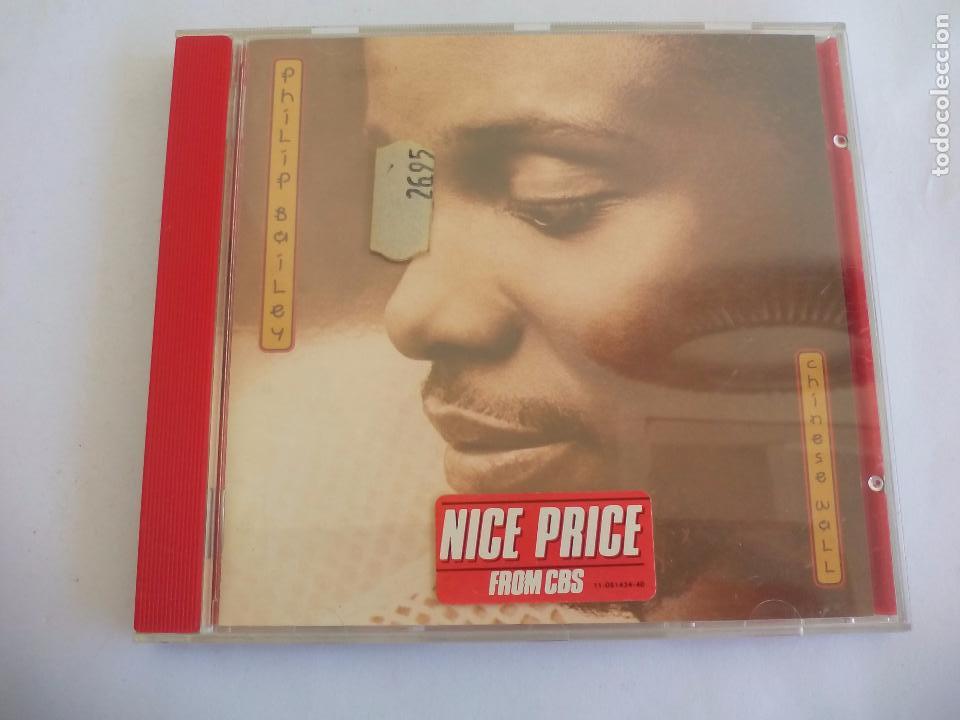 CDs de m&uacute;sica: Philip Bailey. Chinese Wall. CBS 1984 10 temas. CD, compact disc - Foto 1