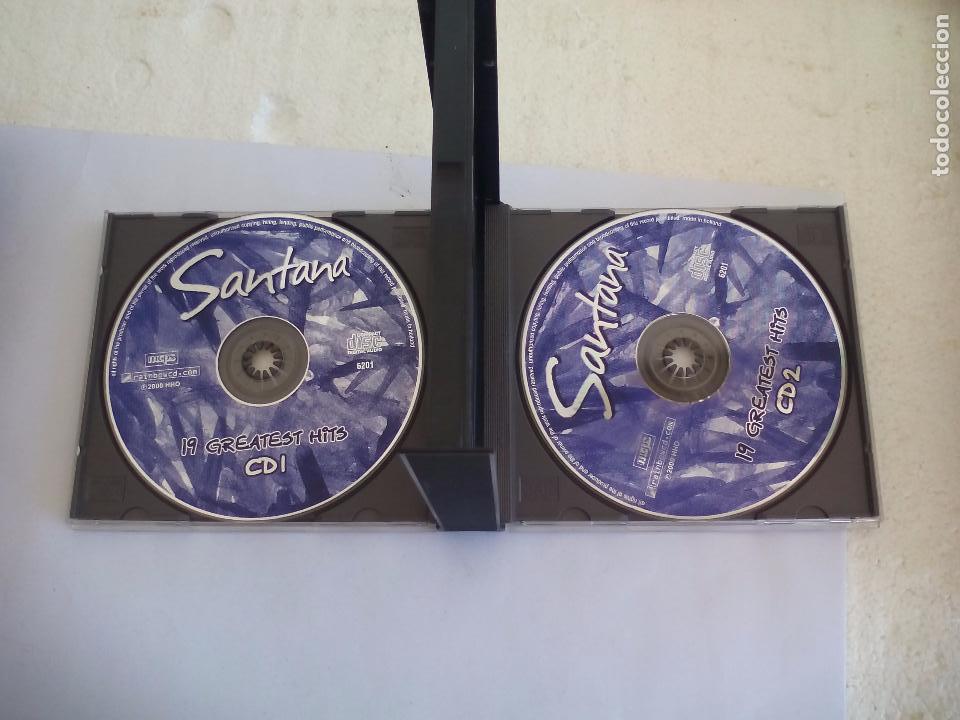 CDs de m&uacute;sica: Santana 19 greatest Hits. Doble CD c19 temas.2 CD compact disc - Foto 2