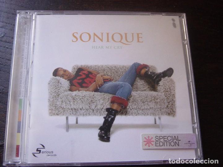 CDs de m&uacute;sica: SONIQUE. HEAR MY CRY. CD SERIOUS RECORDS 2000. - Foto 1